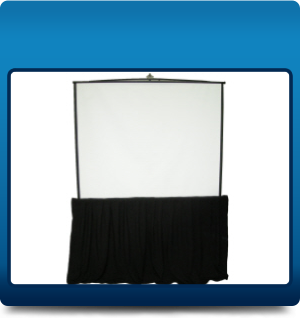 Tripod screen with skirt Tripod screen with skirt